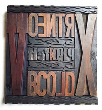 Holzbuchstaben Lettern Vintage