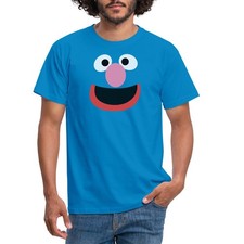 Sesamstraße Grobi Gesicht Karneval Männer T-Shirt