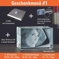 3D Foto Gravieren Geschenkidee