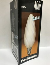 PAULMANN Kerzenlampe Satin E14