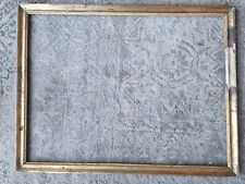 antik Bilderrahmen Berliner Leiste Gold Rahmen ca. 40x51 cm für Bild ca. 36x38cm