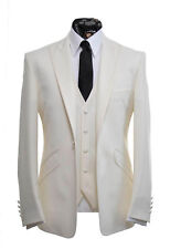 Herren Elfenbein (Creme) Slim