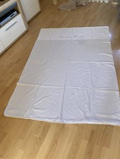 Schöner Bettbezug gestreift mit Aufdruck "Country Living"