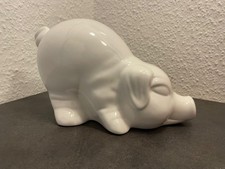 Sparschwein weiß 80'er