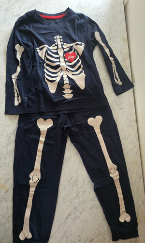 Skelett schlafanzug jungen - jungen, gr