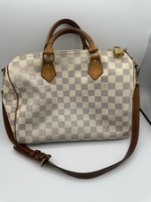 louis vuitton speedy 30 bandouliere Azur Canvas Damentasche