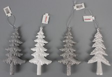 Hoff Interieur 4er Set Bäume POLAR 14,5cm Christbaumschmuck Weihnachtsdeko KR2-G