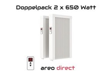 Elektroheizung 2x650w heizung - elektroheizung,