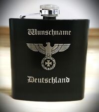 Edelstahl Flachmann mit Gravur