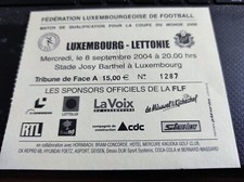 Ticket Luxemburg - Lettland