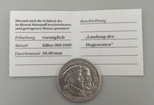 1924 USA 1/2 Half Dollar Landung der Hugenotten Silber 900/1000 - 50 Cents vzgl.