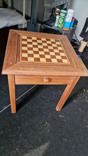 Schachtisch alt massivholz - alt,,