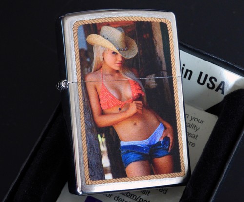 Zippo lighter girl - lighter,