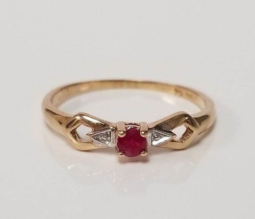 Vintage gelbgold 10k rubin - vintage, &