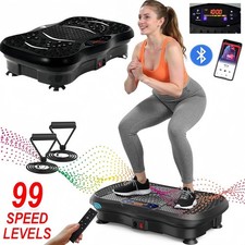 3D Vibrationsplatte Vibrationstrainer Vibrationsgerät mit Trainingsbänder DE