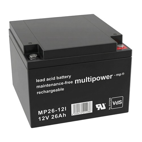 Multipower mp26 12i 12v 26ah - 12v,