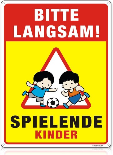 Achtung kinder aufsteller - achtung,
