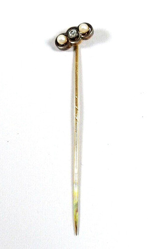 Krawattennadel aus 585 gold - aus,