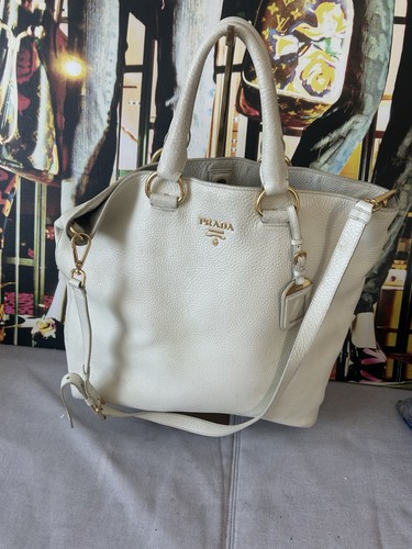 Prada vitello daino shopper - prada,