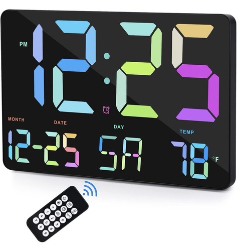 Digitale wanduhr led - wanduhr,
