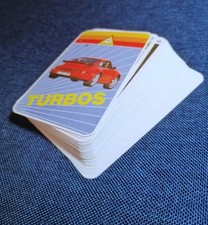 QUARTETT  Piatnik TURBOS Vintage Kartenspiel Auto Ferrari Porsche BMW Lotus Car