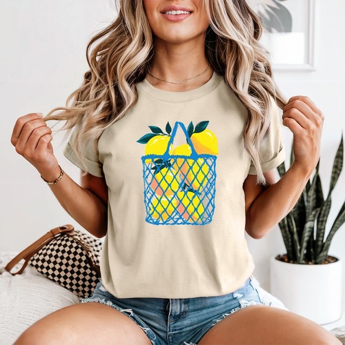 Lemon basket damen shirt - lemon, t-shirt