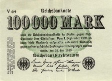 Ro 90b 100000 Mark 1923 FZ:V BZ:64