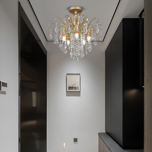 Moderne kristall deckenleuchte - moderne,