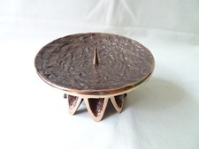 Kerzenständer  Messing oder Bronze ? massiv 1700 gr  /I