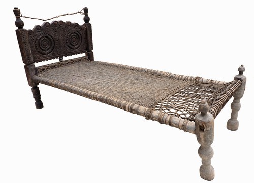 Antique 19th century bed - antique,