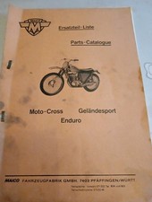 Ersatzteilliste Katalog Maico MC 440 400 250 GS 440 400 250 Spare Part list.