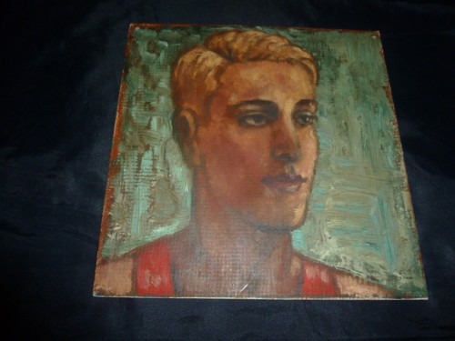 Art déco ölbild - déco, malpappe