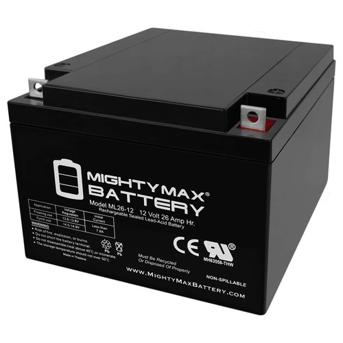 Mighty max 12v 26ah - mighty,