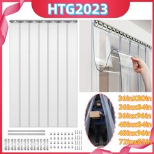 Transparent streifen vorhang - transparent,