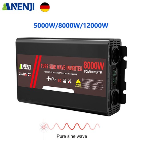12000w 8000w pure - sine, wave
