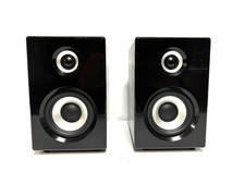 2 Wege Lautsprecher Boxen Regallautsprecher Klavierlackoptik