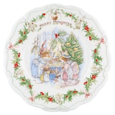 Kuchenteller Merry Midwinter Royal Doulton Brambly Hedge