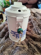 alte Spendendose M.Westermann/Wesco mit Burg Dep. Schloss/Monarchie Bayern Blech