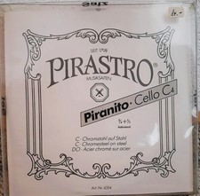 Cellosaiten C4 Piranito 3/4 + 1/2 aus Nachlass - ovp., Kaufzeitpunkt unbekannt