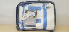 Weatherbeeta Comfitec SweetItch Shield Combo Neck Fliegendecke- White/Blue 105cm