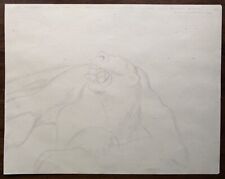 OLAF GULBRANSSON. Eierfressendes Löwenungeheuer. Zeichnung. Signiert.