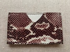 Neu Motten Design Leder Kartenhalter Etui Kartenmäppchen 1 Fach Unikate Handmade