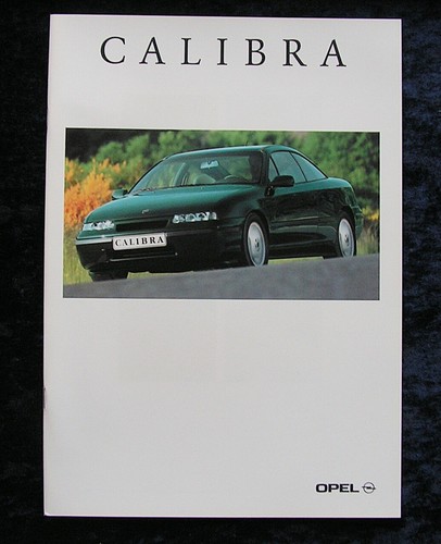 Opel calibra prospekt 1993 - calibra, 8.1993