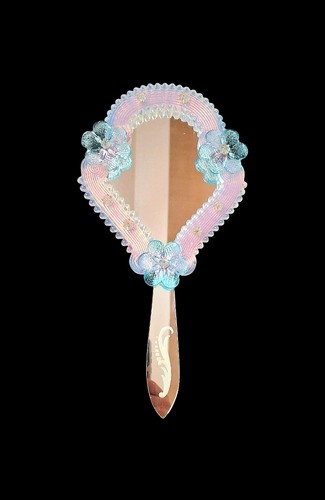 Murano glass vanity - vanity, mirror