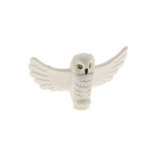 1x Lego Animal Owl White Wings