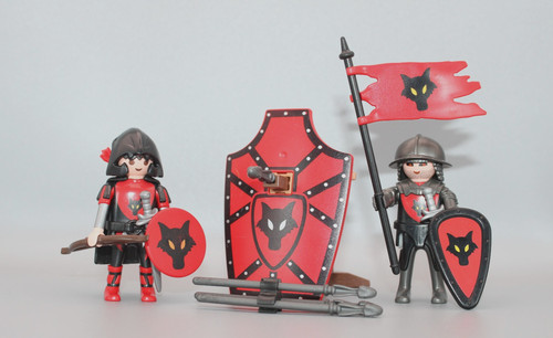 Playmobil wolfsritter set - 1, x