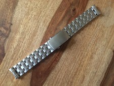Uhrenarmband Edelstahl 20mm passend für Omega Seamaster + Hommagen (Pagani etc.)