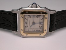 Cartier Santos Galbee grosses Modell Stahl-Gold Ref. 187901 guter Zustand