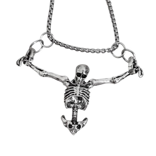 Totenkopf halskette - totenkopf,