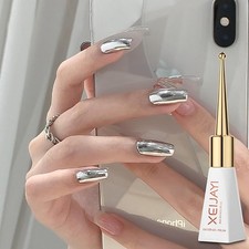 UV-Gel Nagellack Silber
